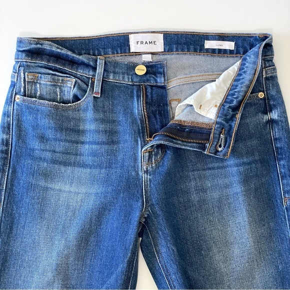 Frame Denim Le Nik Low Slung Slim Straight Jean Moma 27 - Picture 11 of 16